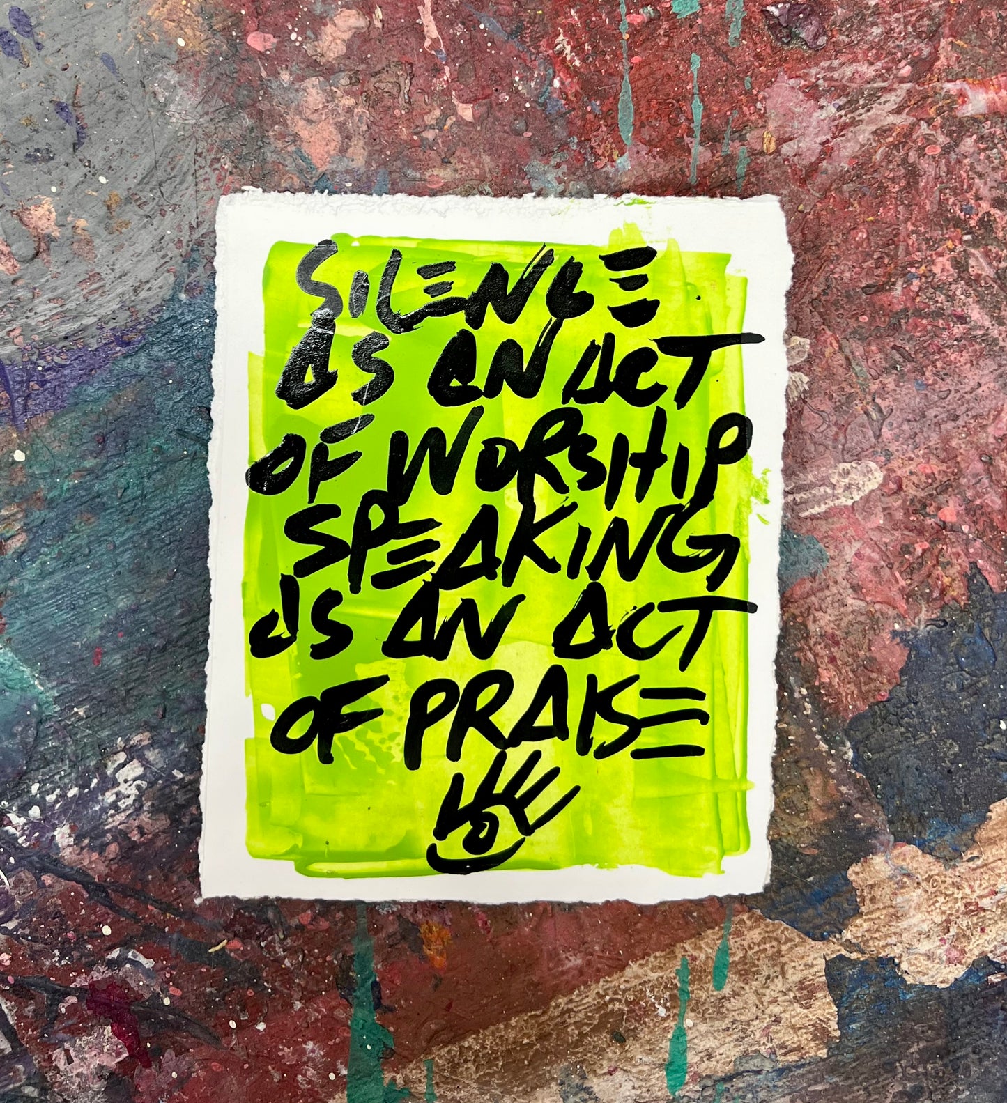 Silence as Worship / Spring / Archival Paper Mantra / BOGO Originals / January 2026