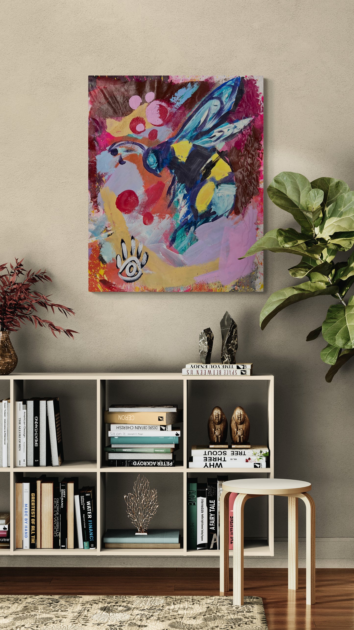 One Day at a Time / Abstract Bee / March 2025
