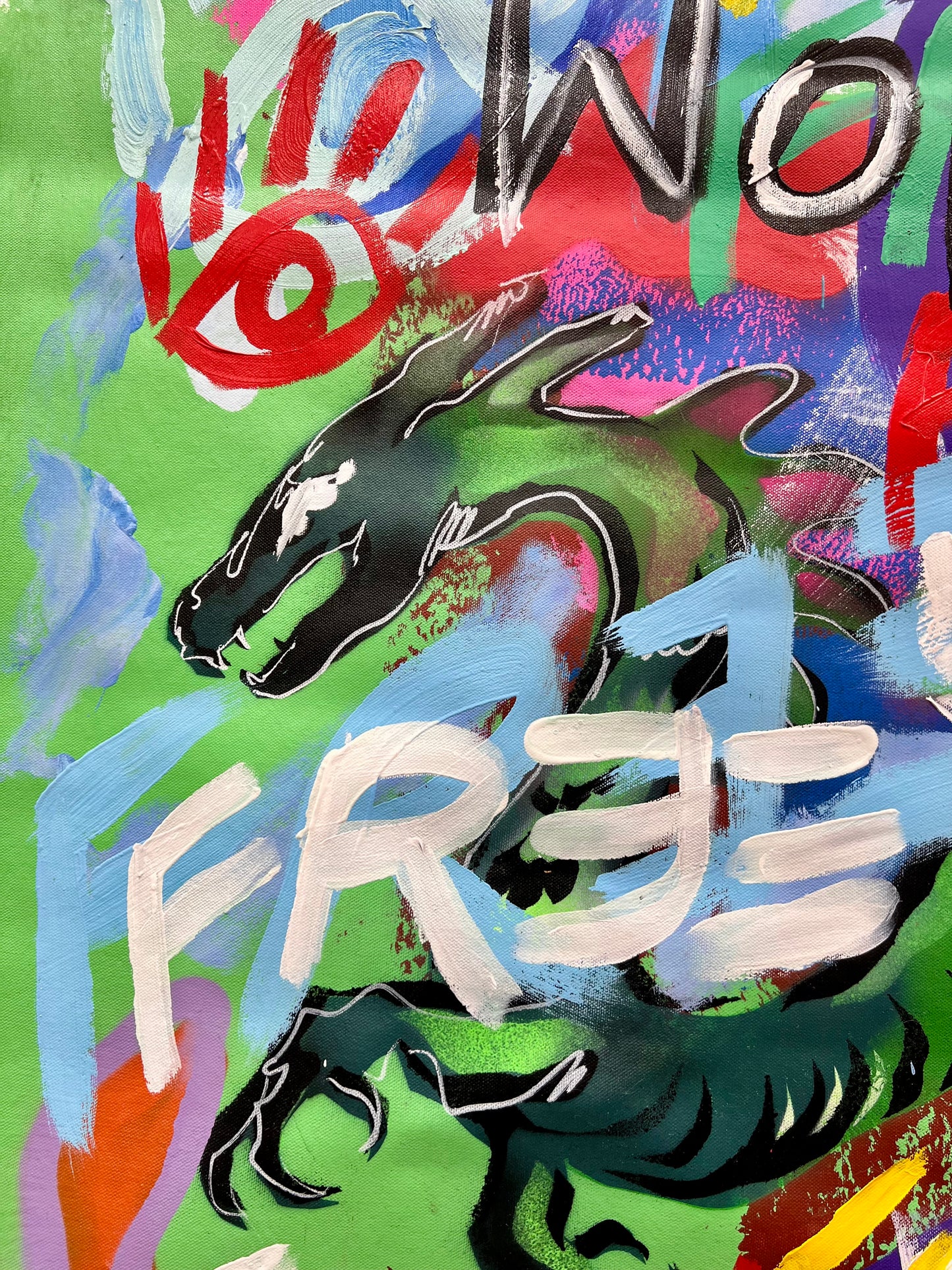 All To Gather Now / Graffiti Dragon Banner / March 2025