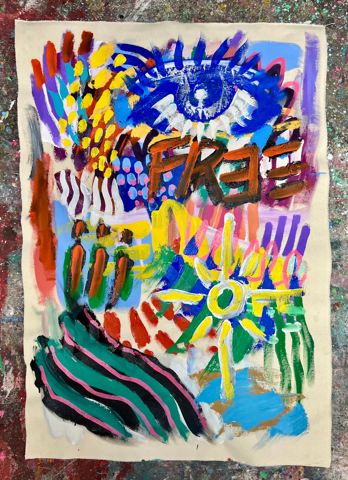 Each Day is New / Astronaut / Blue Background / Winter 2024