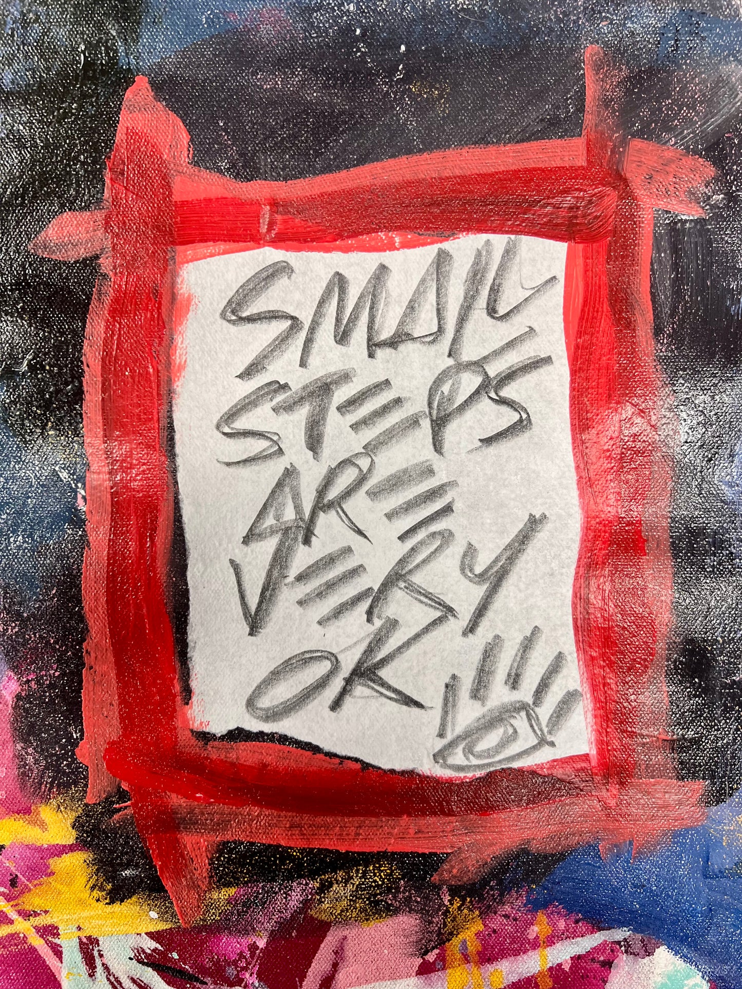 Small Steps Are Very Ok / Mantra Collage / March 2025