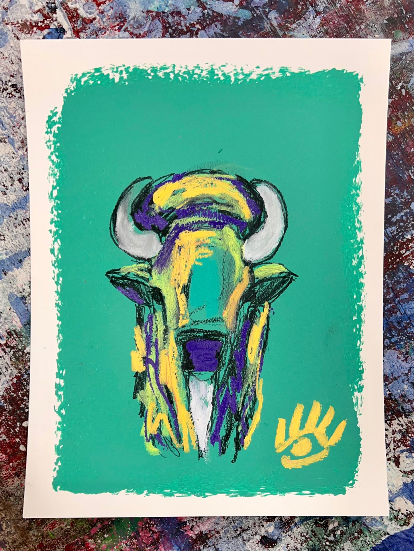 Buffalo Sketch / Archival Paper / Sunday Collection / August 2025