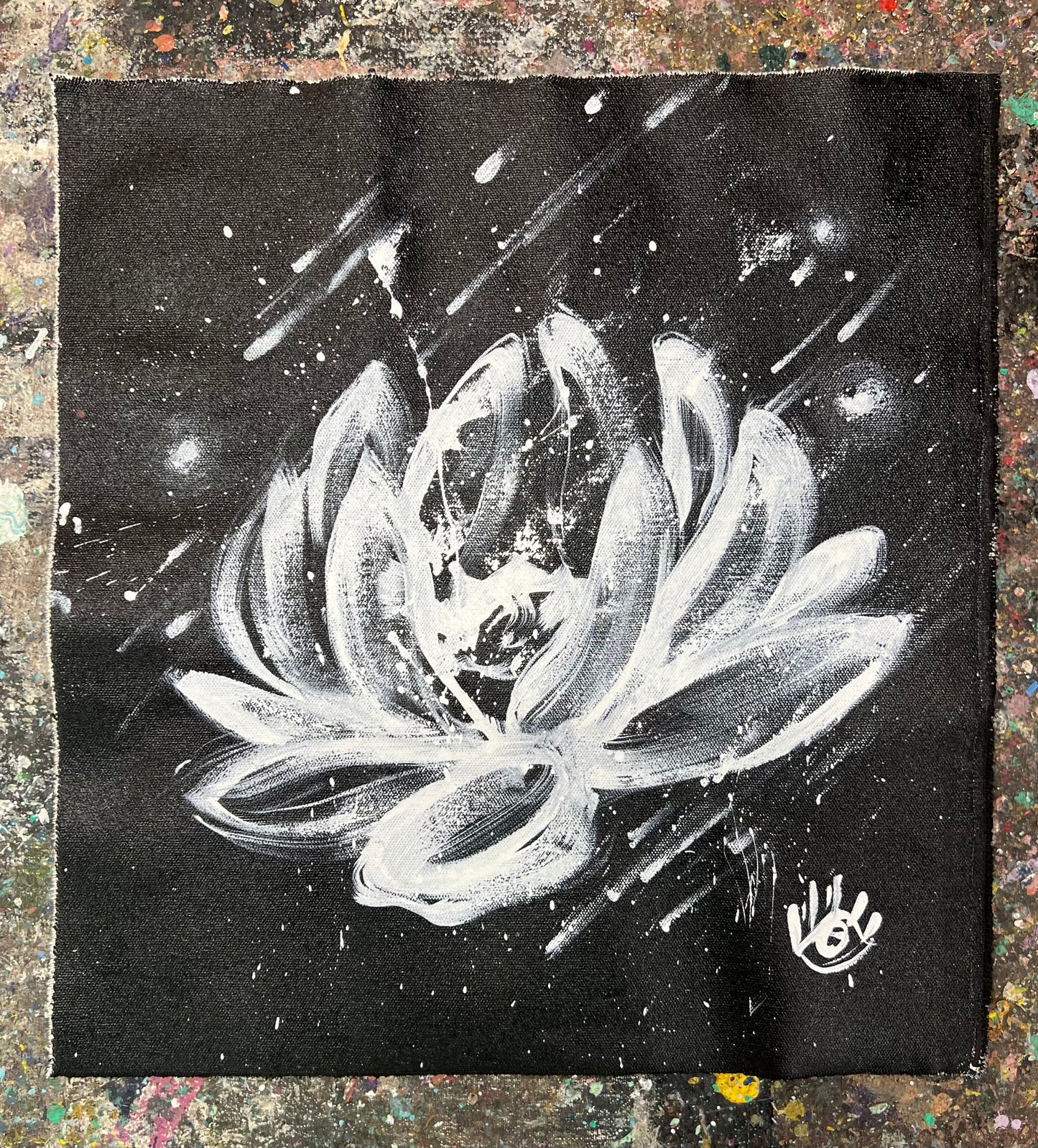 Lotus / Black & White Sketch / January 2025