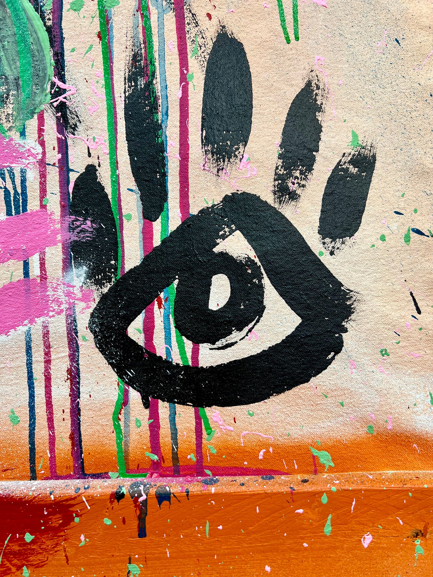 The Art of Speaking Eyes / Double Sided Tiger Banner / January 2024 / De Fer Troy Hill