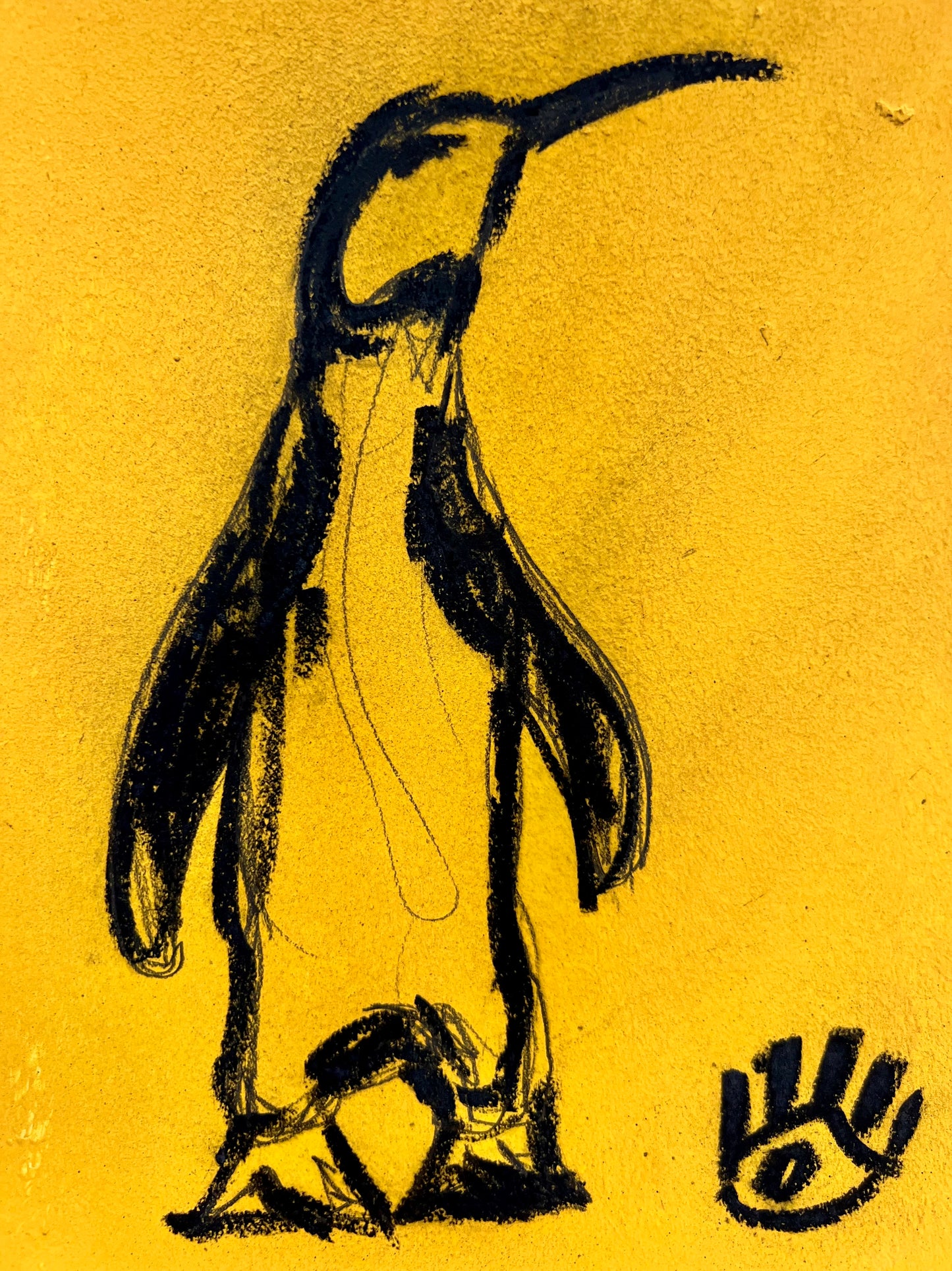 Penguin Sketch / Archival Paper / Sunday Collection / August 2025