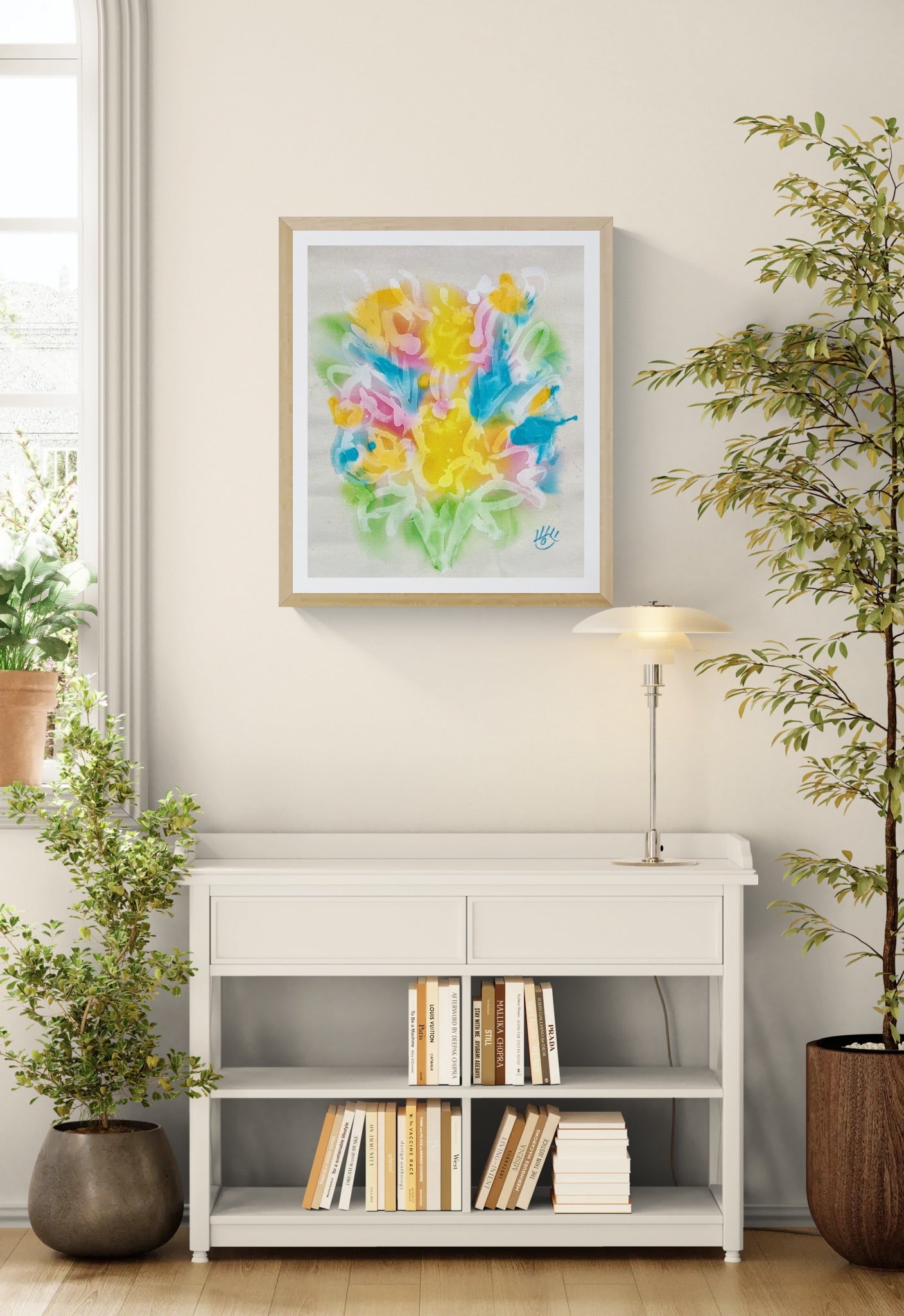 Beautiful and Free / Color Wash Abstract Bouquet / Wednesday Refresh / February 2026