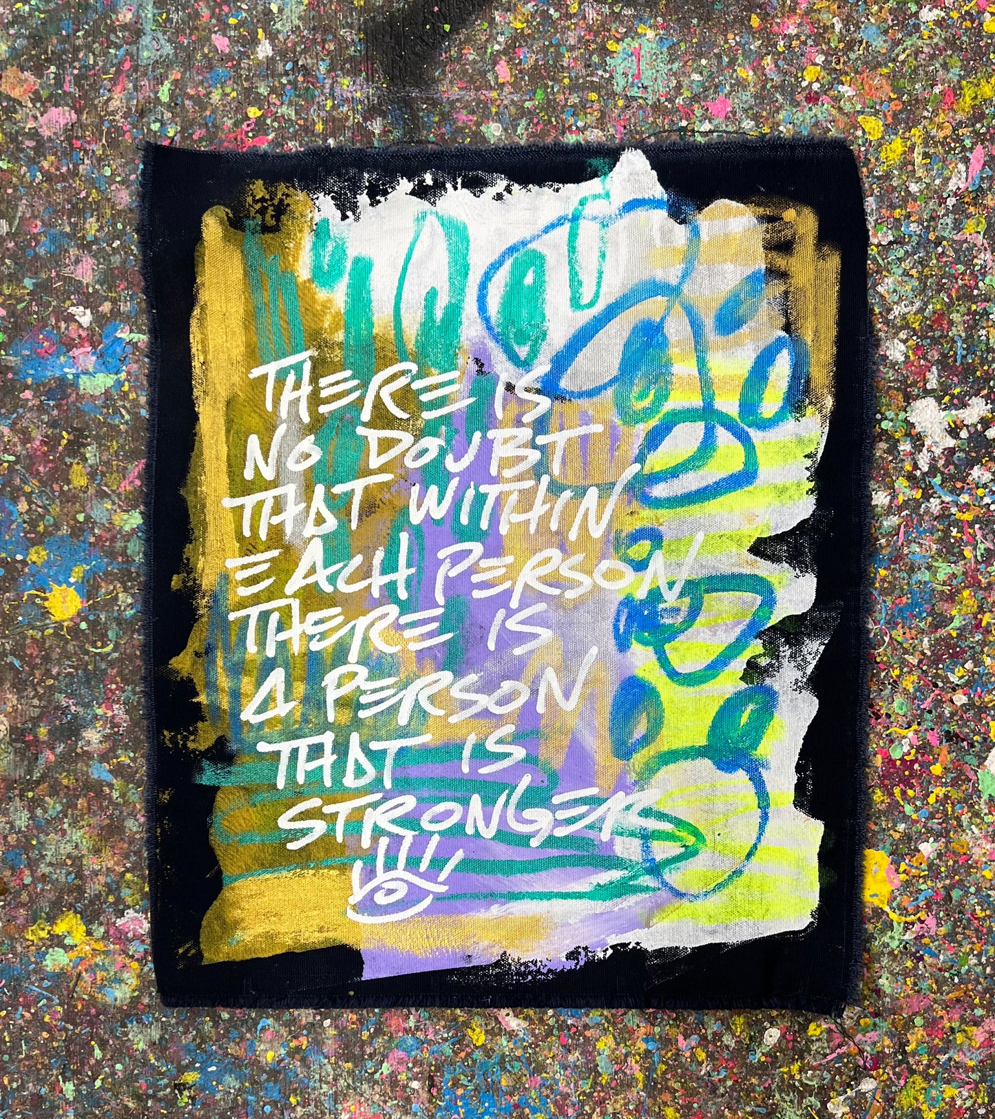 Person stronger / Abstract mantra / September 2023