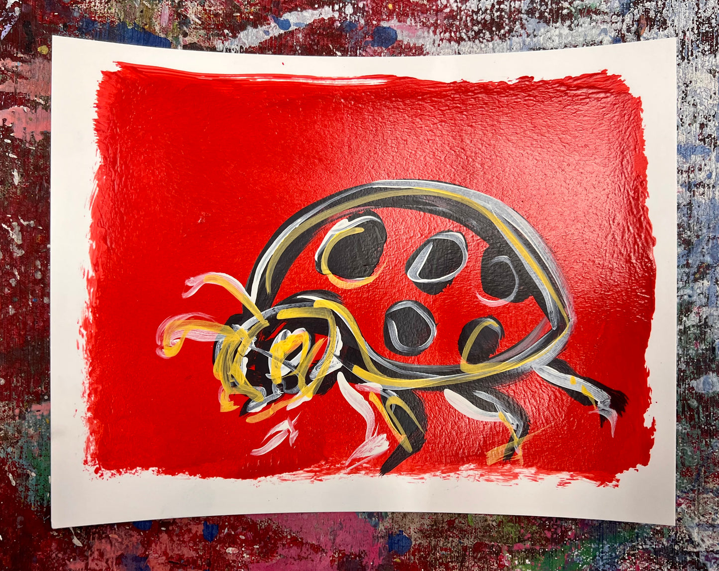 Ladybug Sketch / Archival Paper / Sunday Collection / August 2025