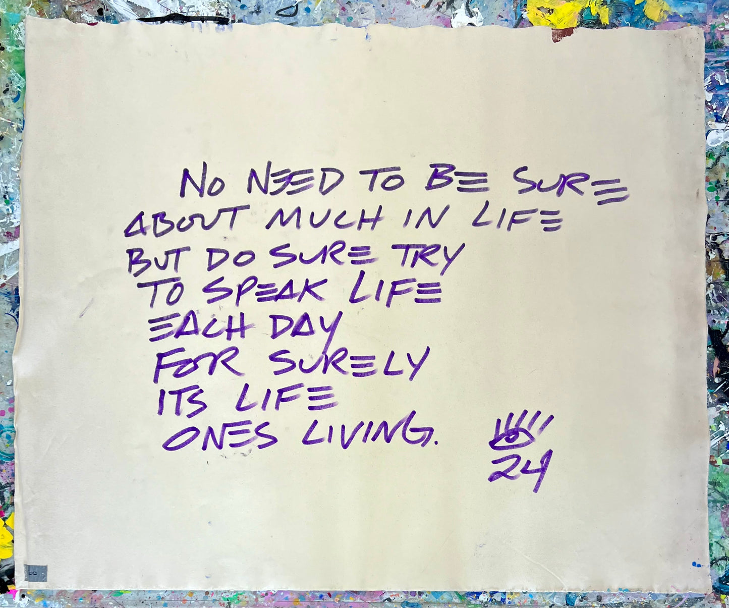 Speak Life Each Day / Butterfly Lion / Fall 2024