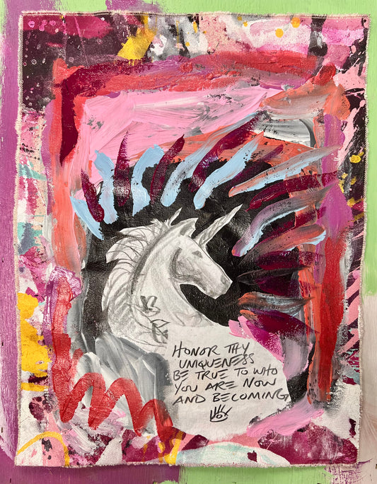 Honor Thy Uniqueness / Mantra Collage / March 2025