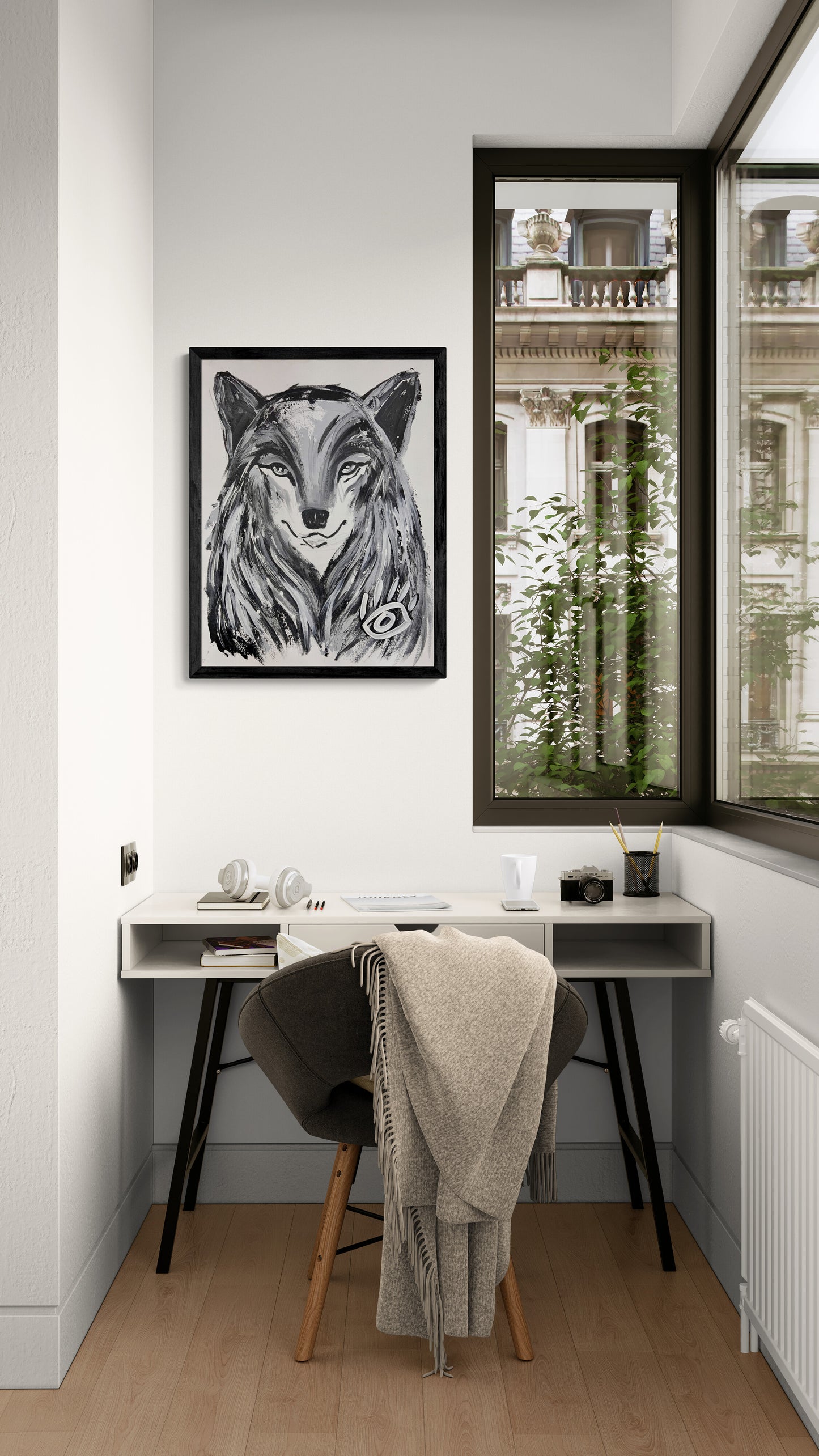 Black & White Wolf / Wednesday Refresh / August 2025