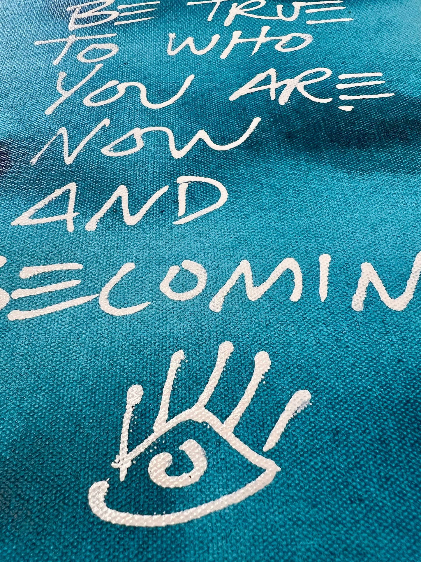 Now and Becoming / Watercolor Mantra 1 / BOGO Originals / September 2025