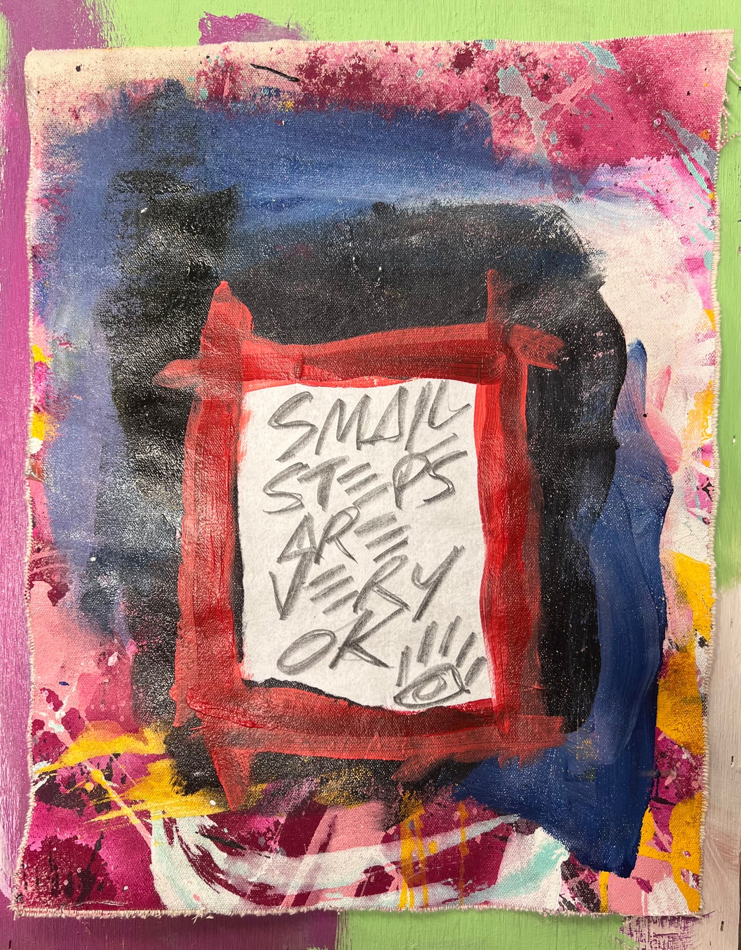 Small Steps Are Very Ok / Mantra Collage / March 2025