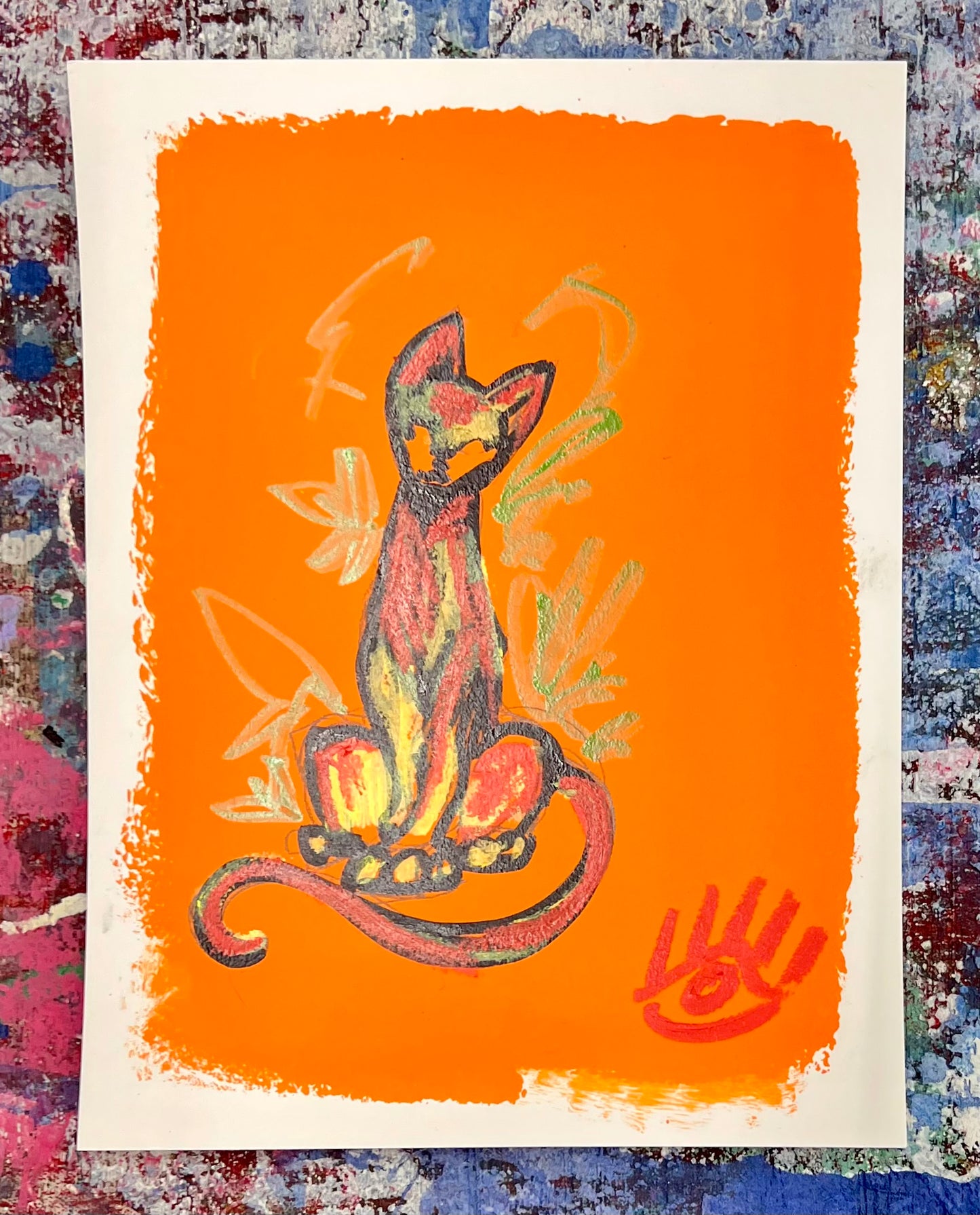 Cat Sketch / Archival Paper / Sunday Collection / August 2025