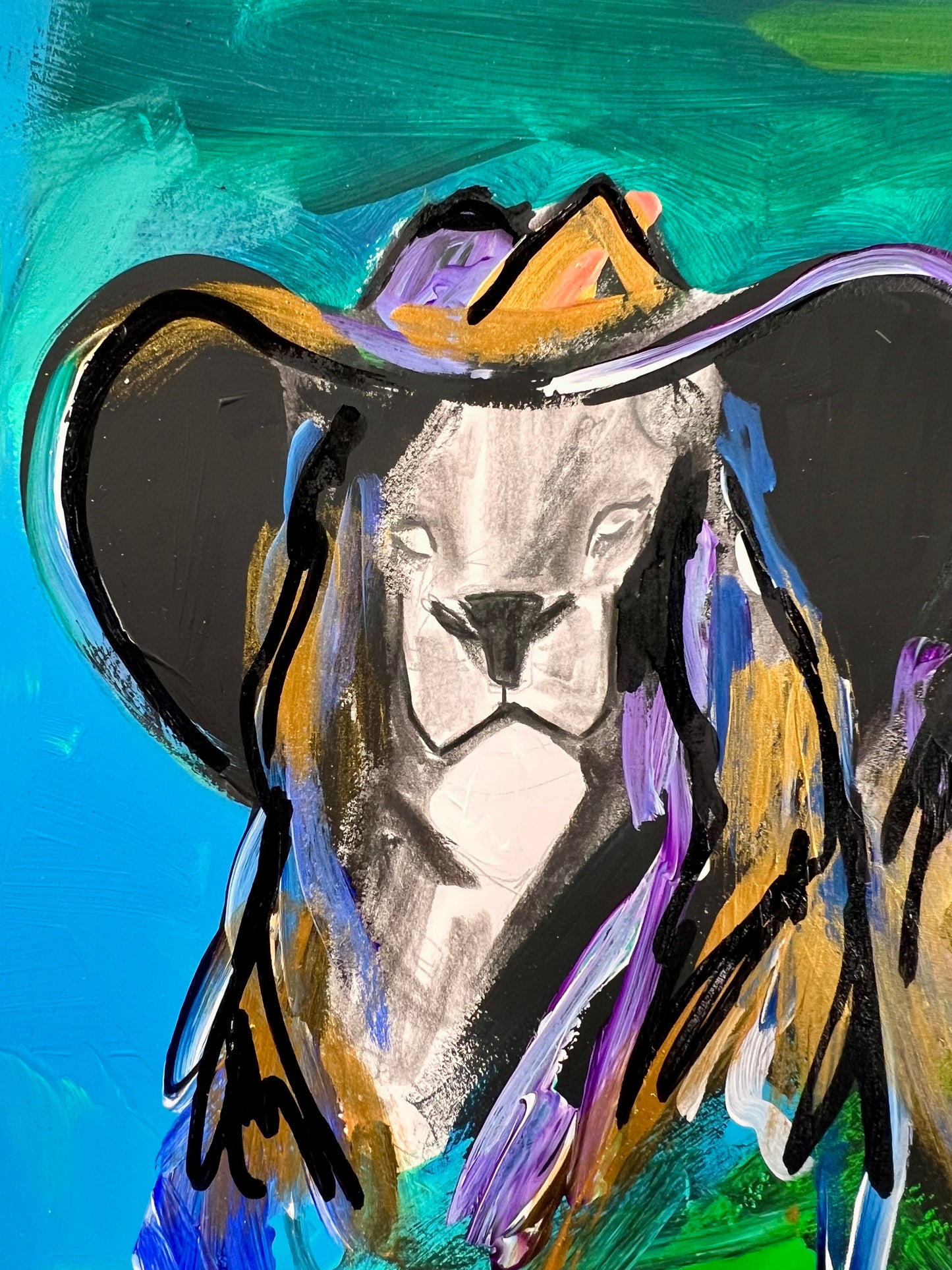 Cowboy Lions Sketch / Archival Paper / Sunday Collection / October 2025