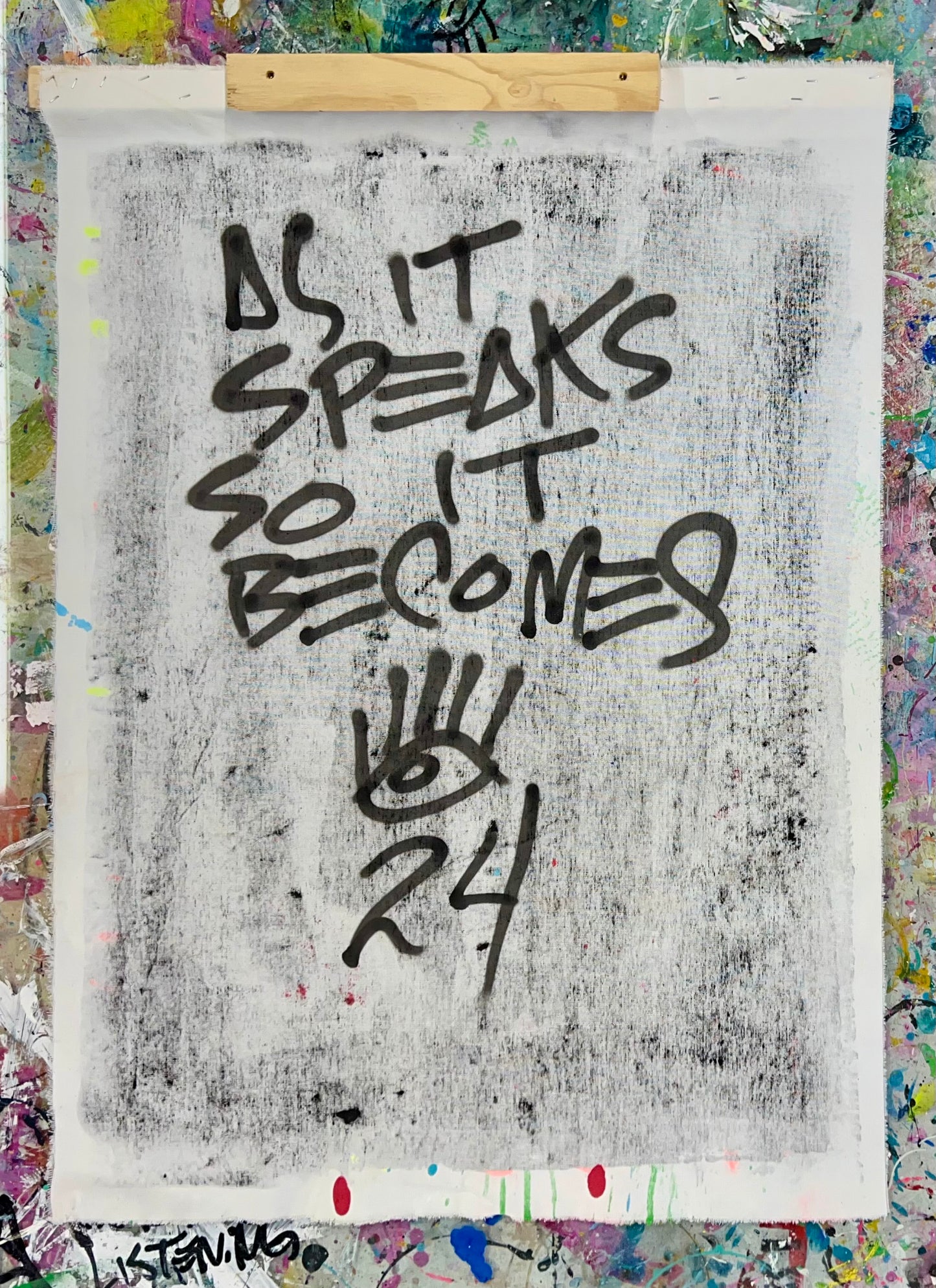 As It Speaks So It Becomes / Unicorn Banner / May 2024