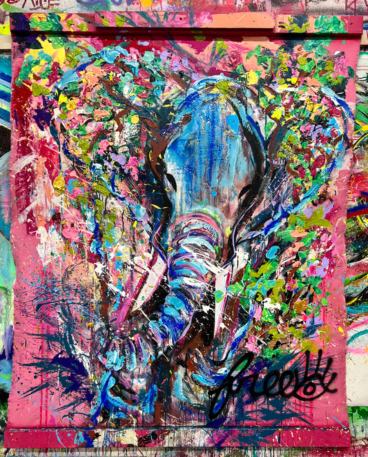 It will be / Double Sided Elephant Banner / De Fer Troy Hill / December 2023