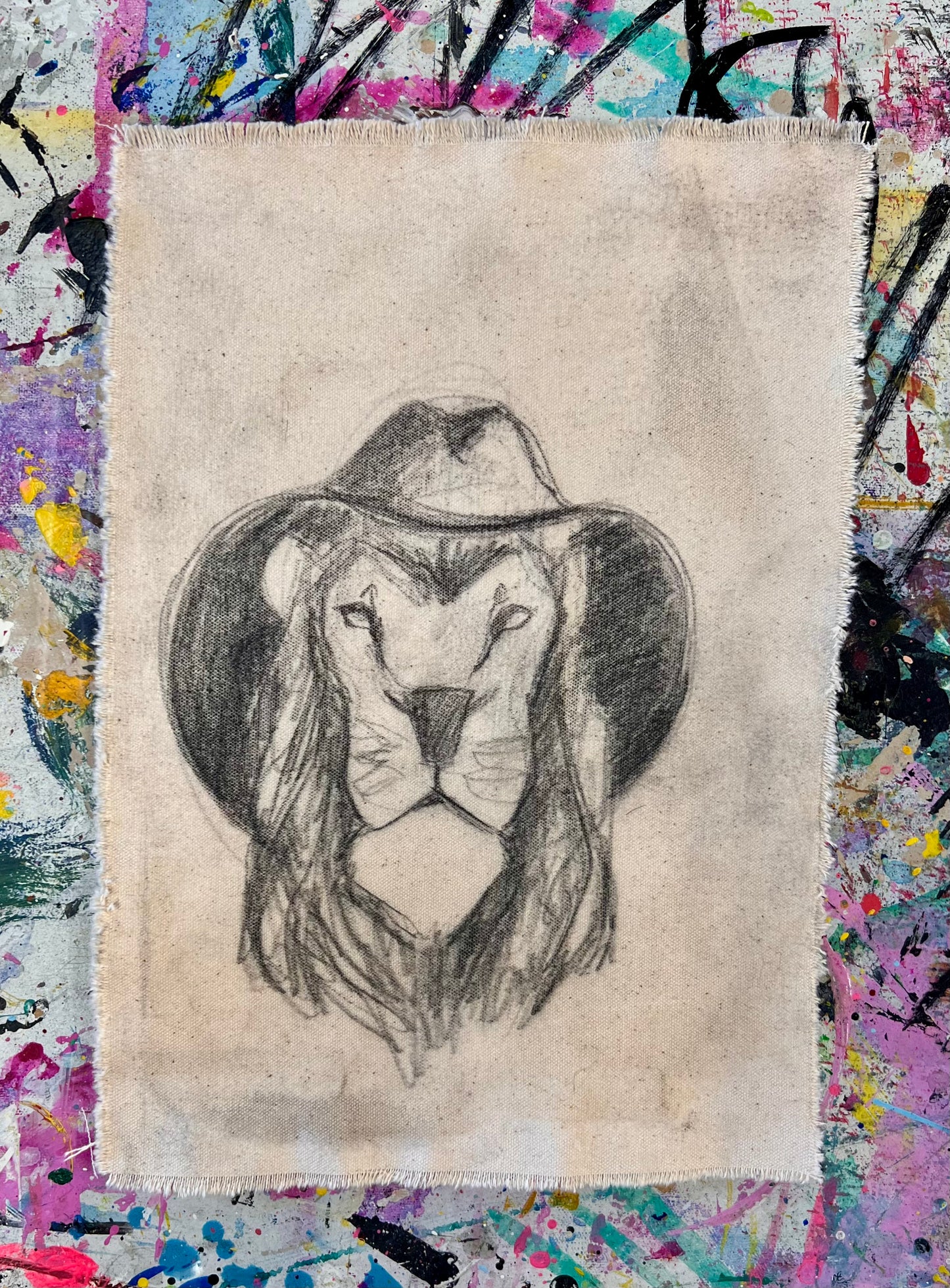 Walk Slow / Cowboy Lion Sketch / Sunday Collection / September 2025