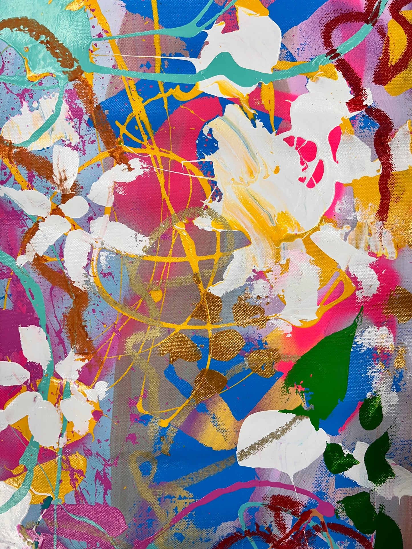 I Love the Way We Feel So Free/ Whimsical Abstract Floral / March 2025
