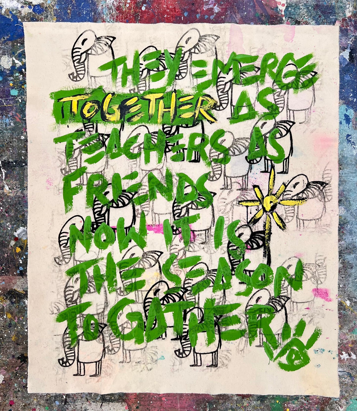 Being Alive / Vintage Screenprint Buddha / Wednesday Refresh / July 2025