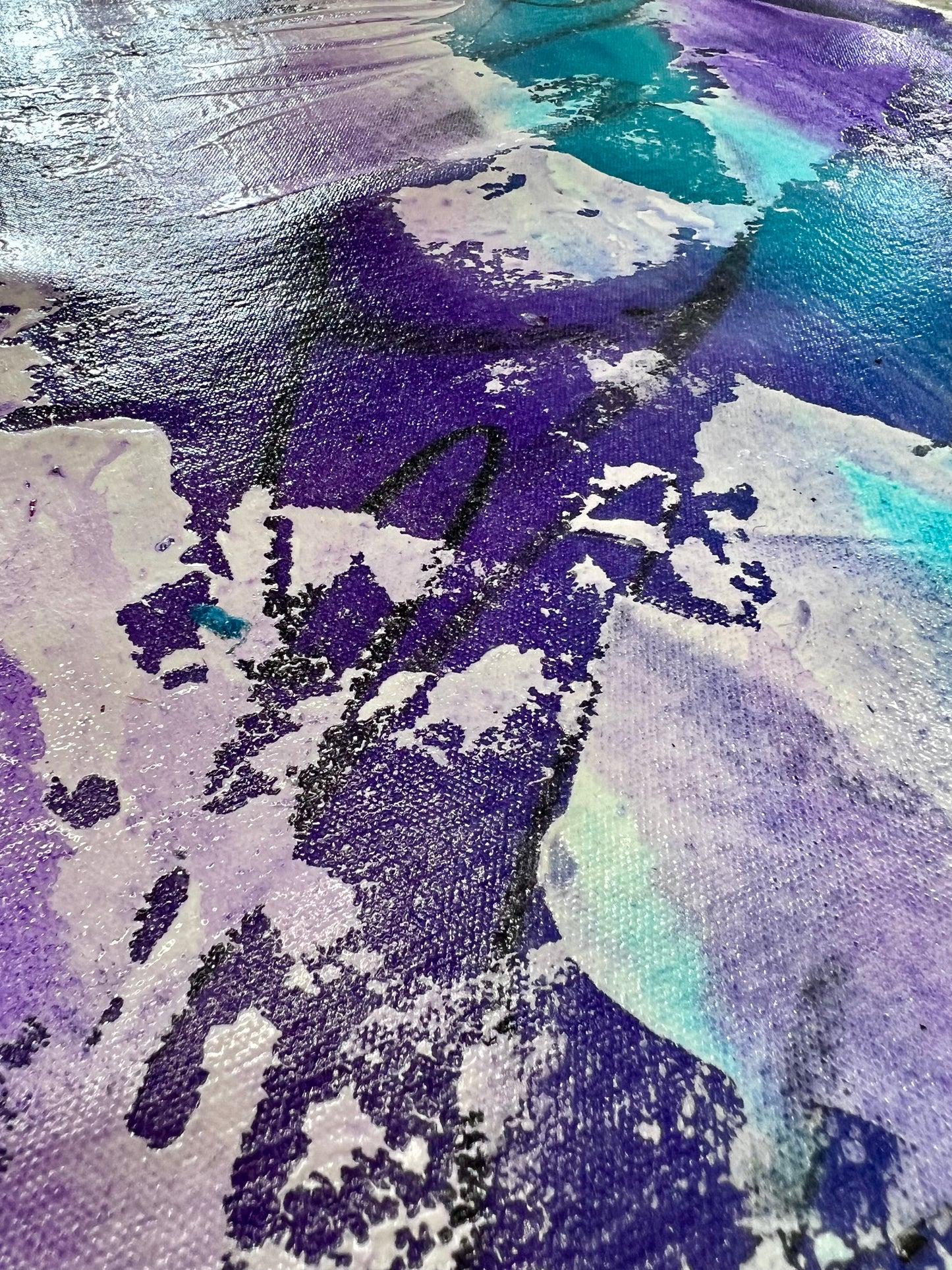 Fall in Love with Being Alive / Evening Sky Abstract / August 2024