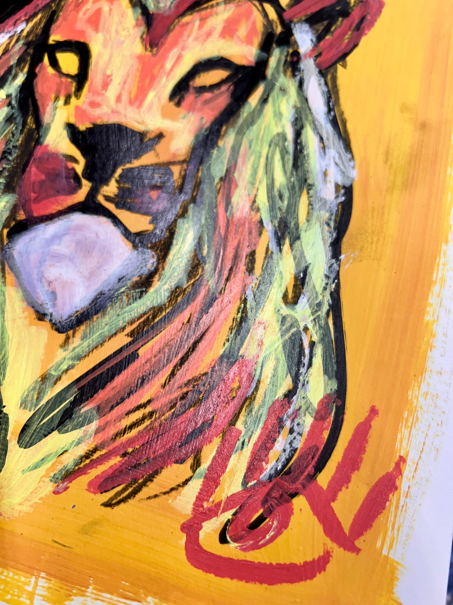 Lion Sketch / Archival Paper / Sunday Collection / August 2025
