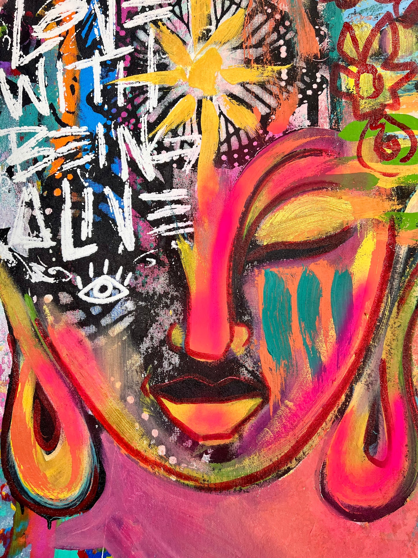 Being Alive / Vintage Screenprint Buddha / Wednesday Refresh / July 2025