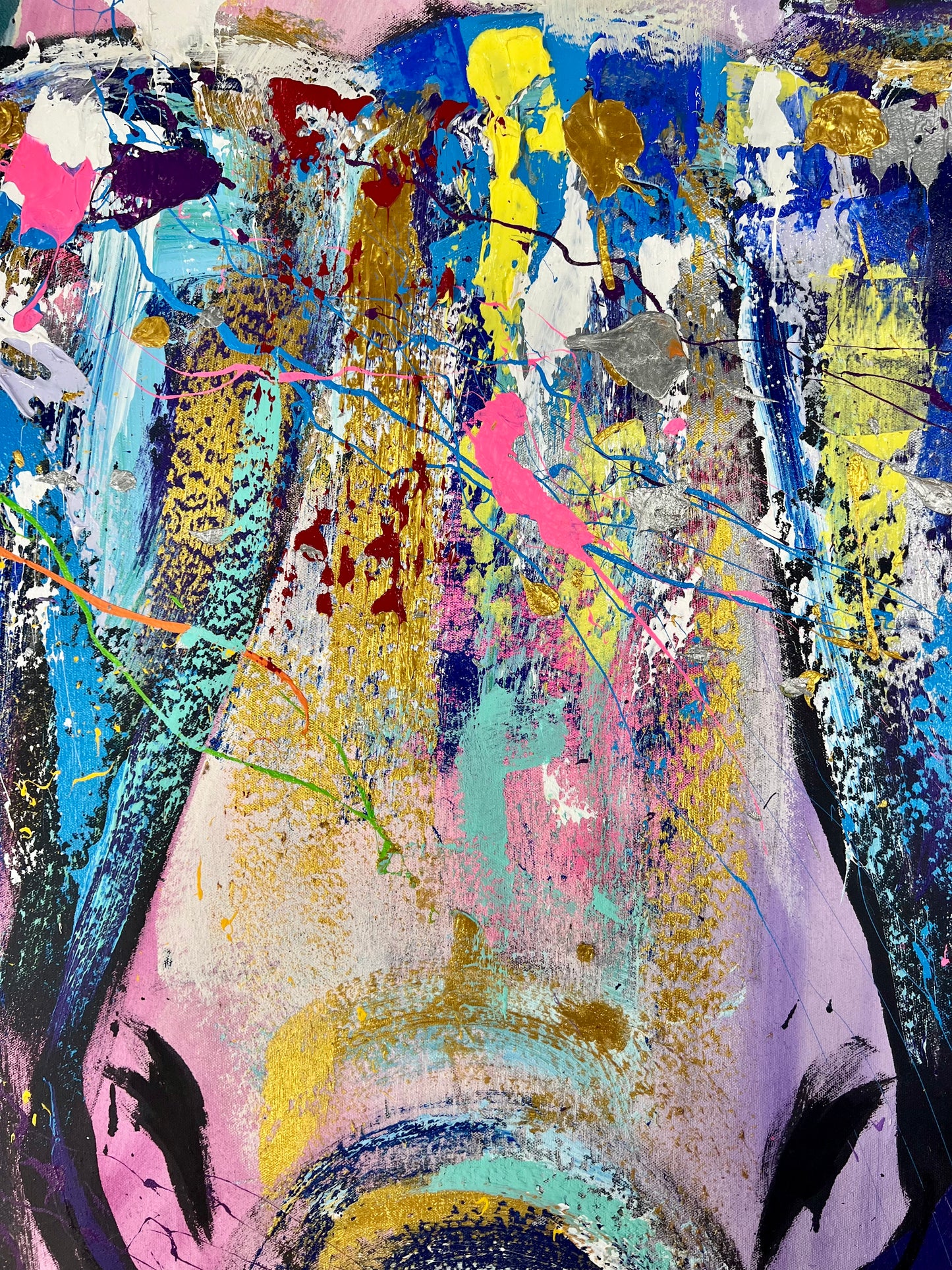 Prepare For Good Vibes / Throwback Vibrant Collage Elephant / Winter 2025