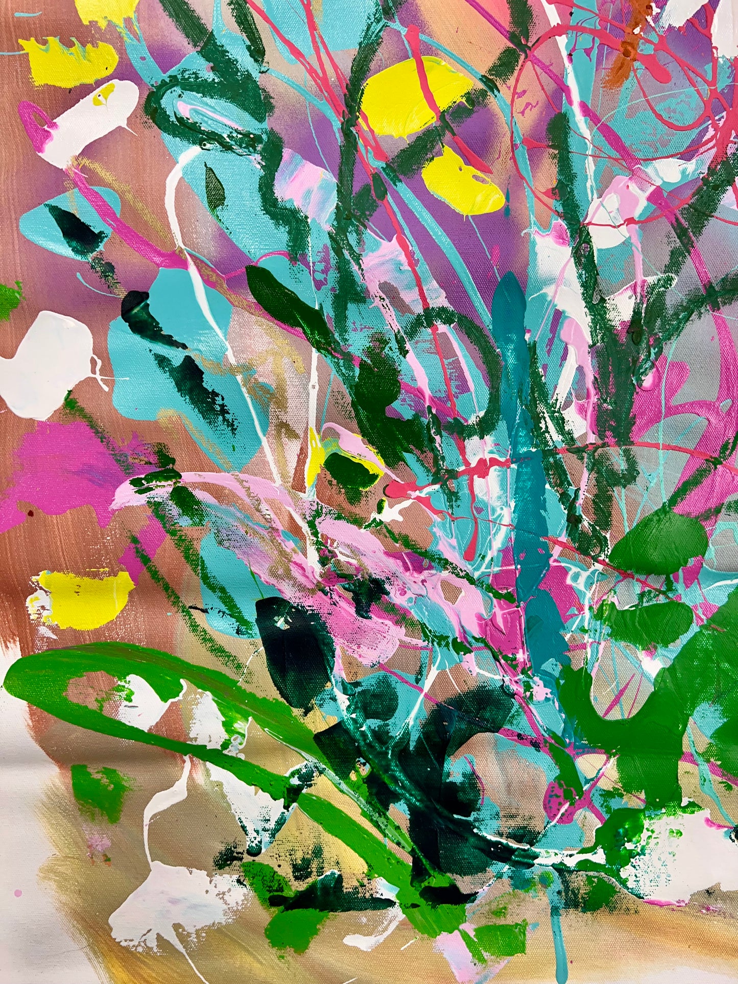 I Love the Way We Feel So Free/ Whimsical Abstract Floral / March 2025