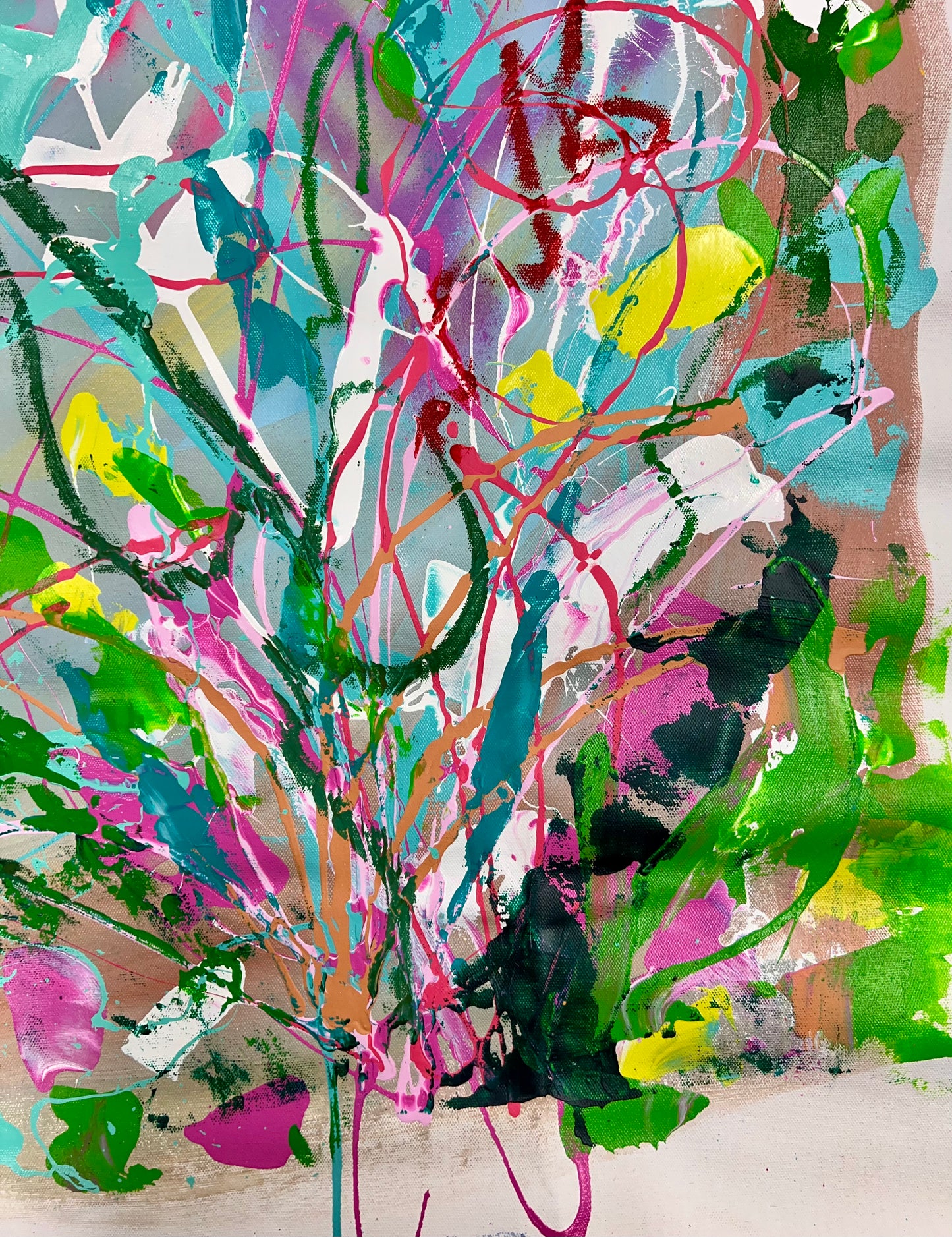 I Love the Way We Feel So Free/ Whimsical Abstract Floral / March 2025