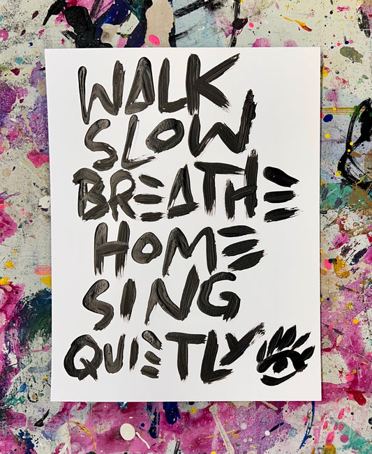 Breathe Home 1 / Archival Paper Mantra / BOGO Originals / August 2025