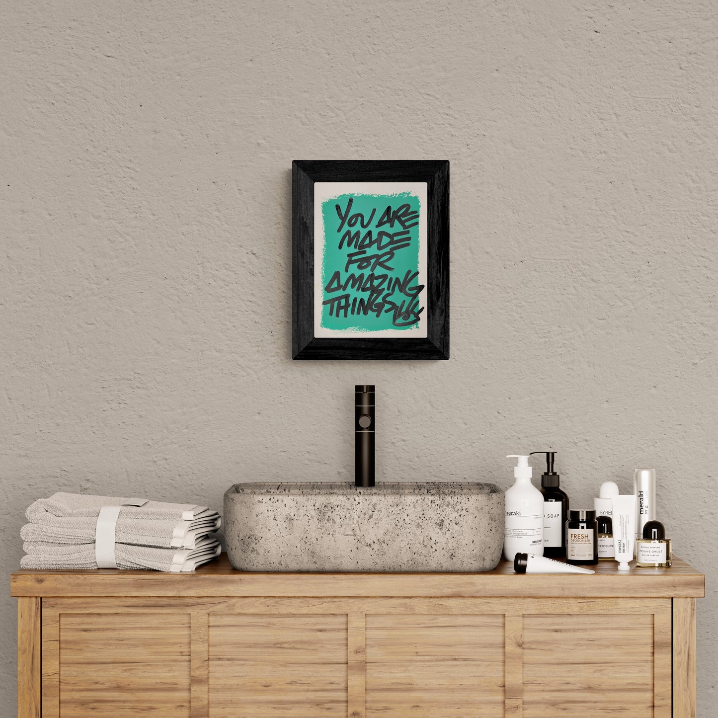Amazing Things / Teal Mantra / Archival Paper / Sunday Collection / August 2025
