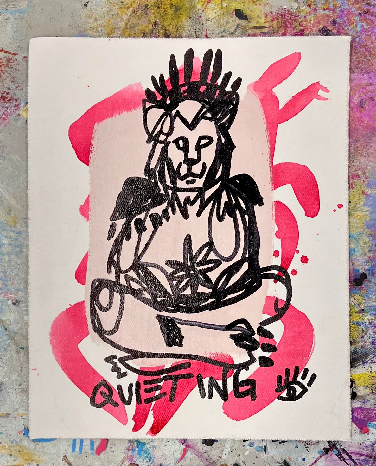 Quieting / Lion Sketch / July 2025