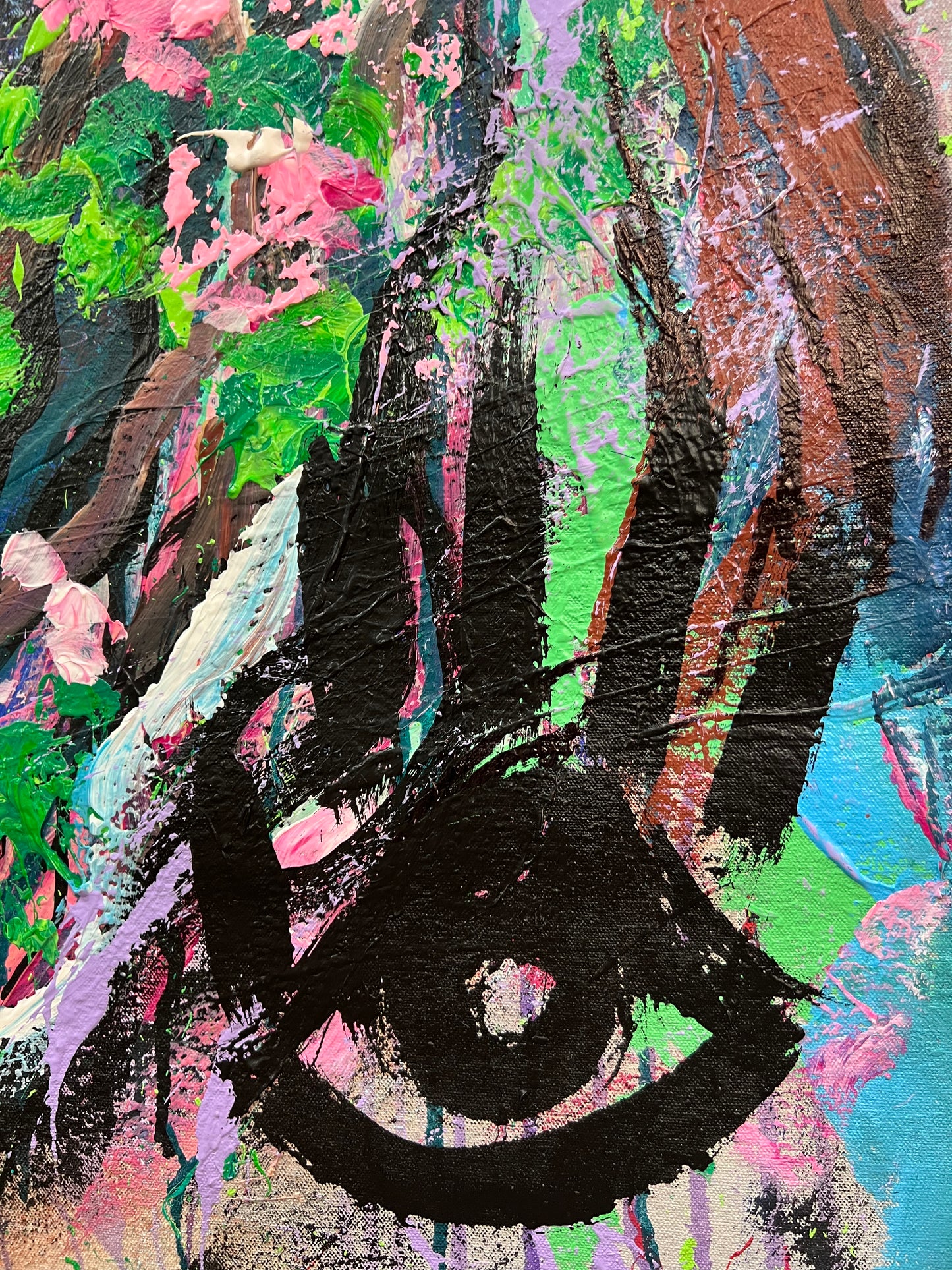 The Art of Speaking Eyes / Double Sided Tiger Banner / January 2024 / De Fer Troy Hill