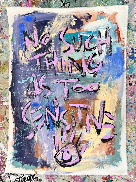No Such Thing As Too Sensitive / Mantra / Winter 2025