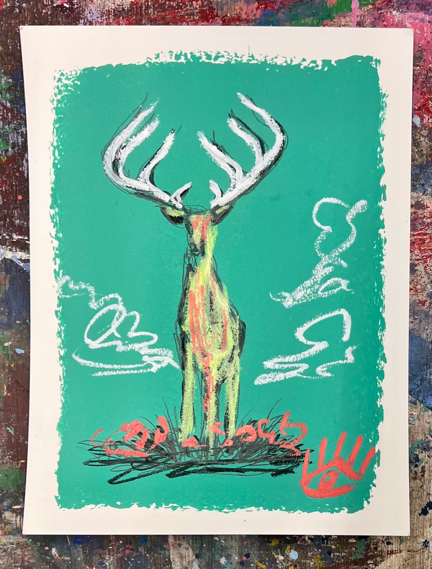 Stag Sketch / Archival Paper / Sunday Collection / August 2025