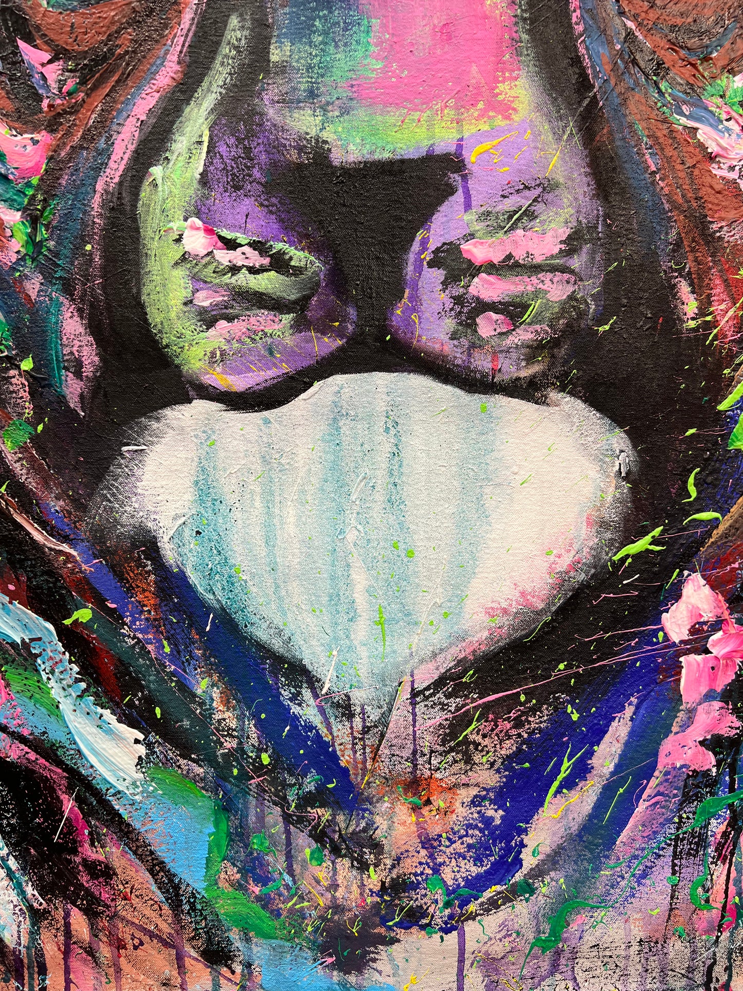 The Art of Speaking Eyes / Double Sided Tiger Banner / January 2024 / De Fer Troy Hill