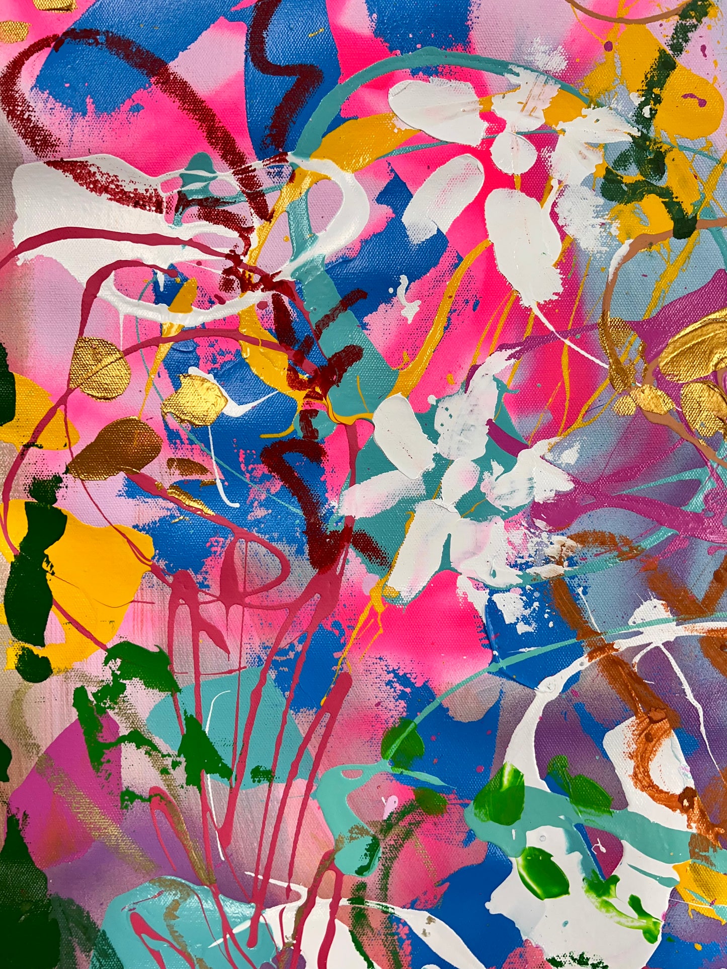 I Love the Way We Feel So Free/ Whimsical Abstract Floral / March 2025