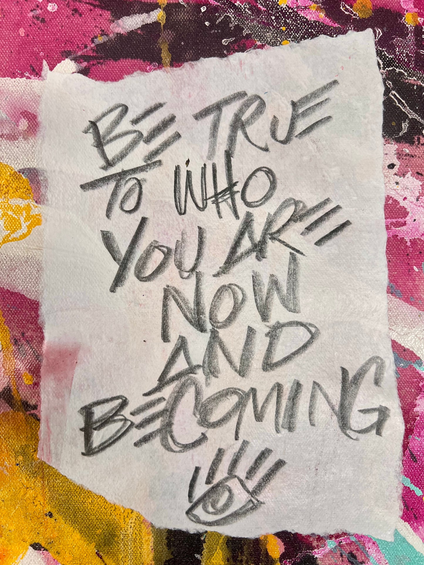 Now and Becoming / Mantra Collage / March 2025