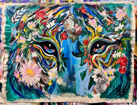 Being Alive / Garden Tiger Collage / March 2025