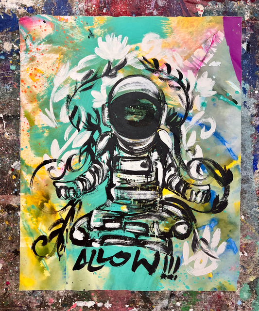 Allow / Green Floral Yoganaut / Wednesday Refresh / July 2025