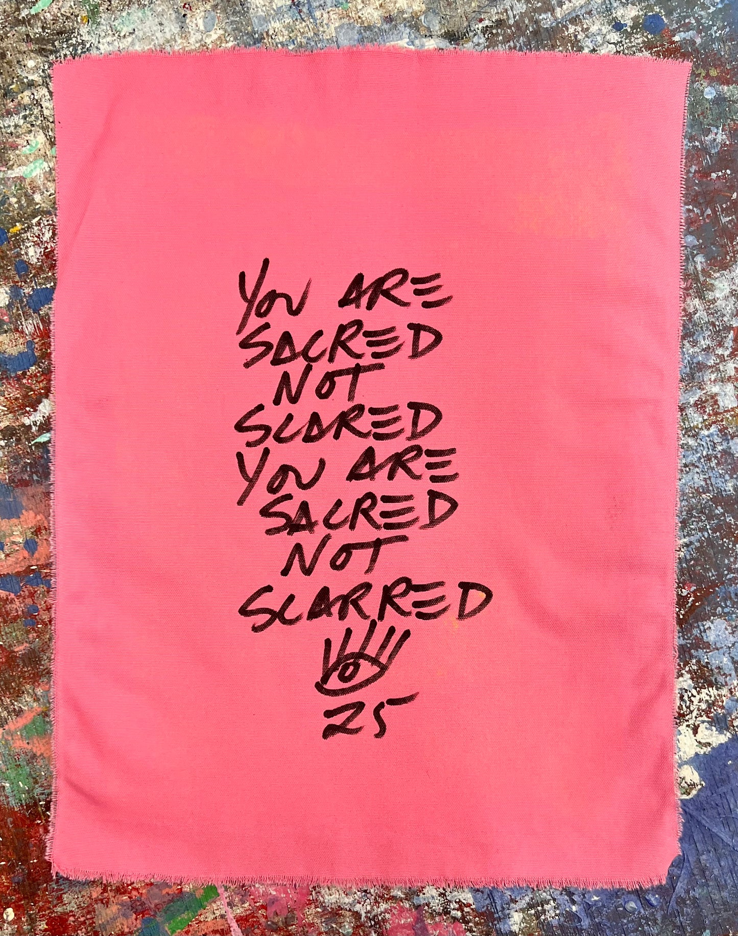 Sacred Not Scared / Lotus Sketch / Sunday Collection / August 2025