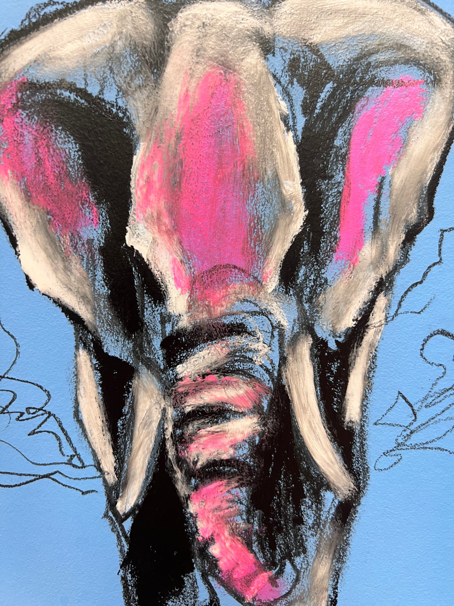 Elephant Sketch / Archival Paper / Sunday Collection / August 2025
