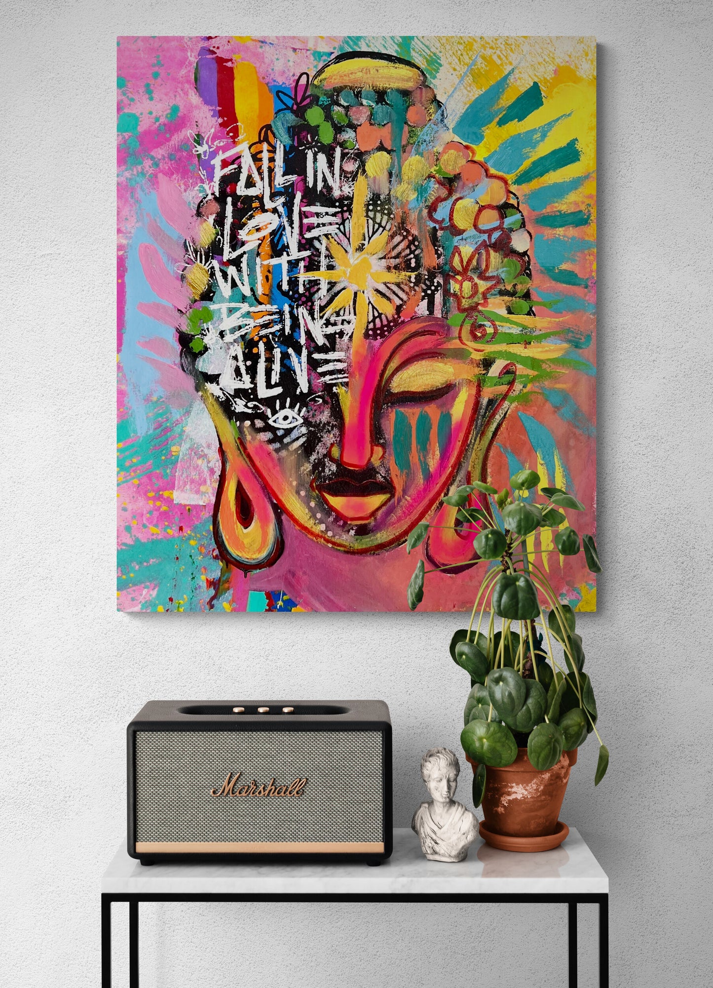 Being Alive / Vintage Screenprint Buddha / Wednesday Refresh / July 2025