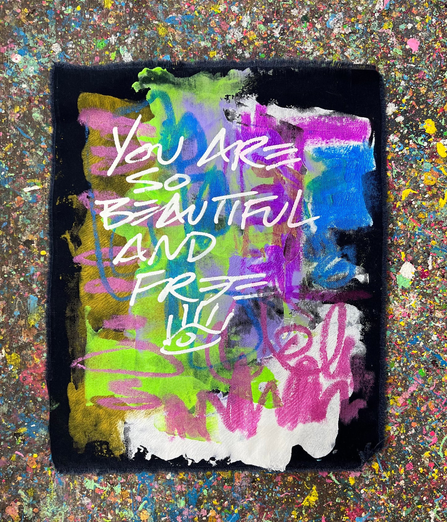 Beautiful and free / Abstract mantra / September 2023