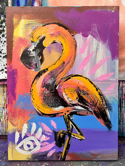 Stay Balanced / Flamingo / March 2025