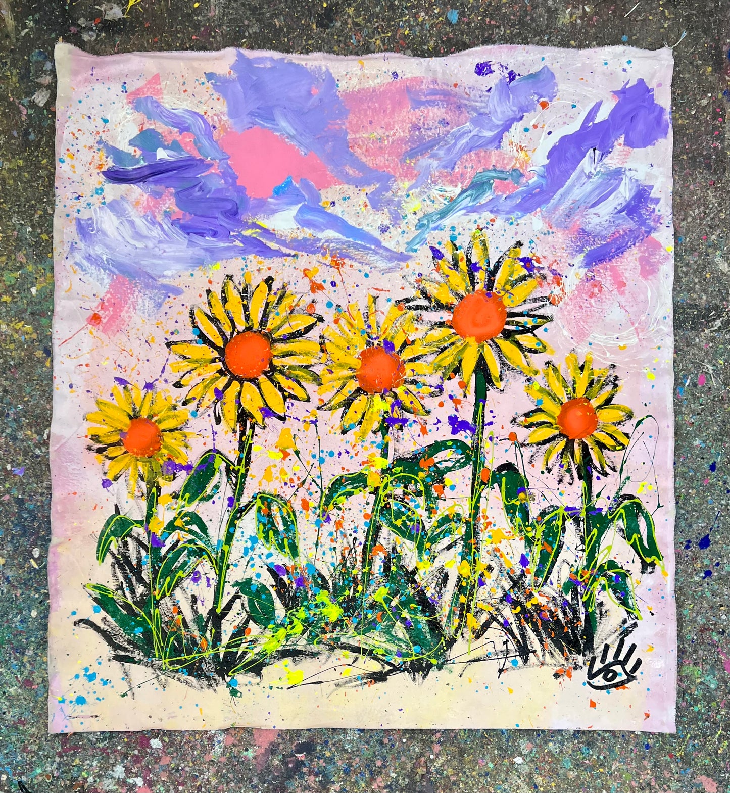 Not hazy / Sunflowers / September 2023