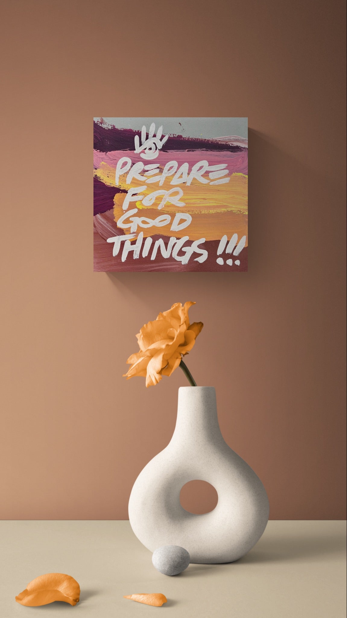 Prepare For Good Things / Square / Abstract Stretched Mantra / June 2026