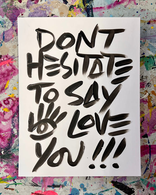 Say I Love You 3 / Archival Paper Mantra / BOGO Originals / August 2025