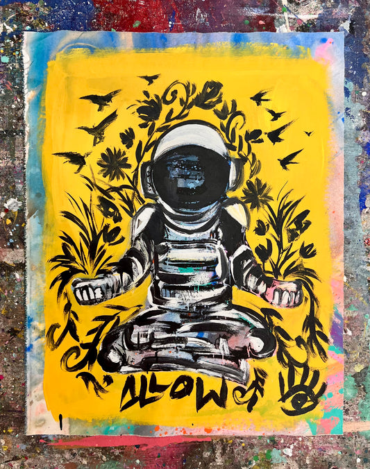 Allow / Yellow Floral Yoganaut / Wednesday Refresh / July 2025